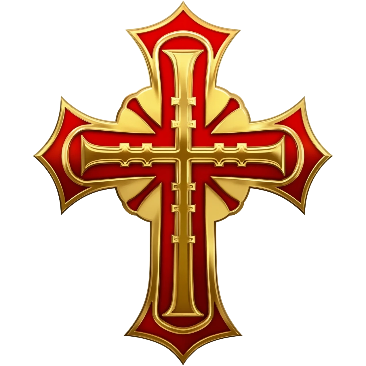 Red templar cross emoji