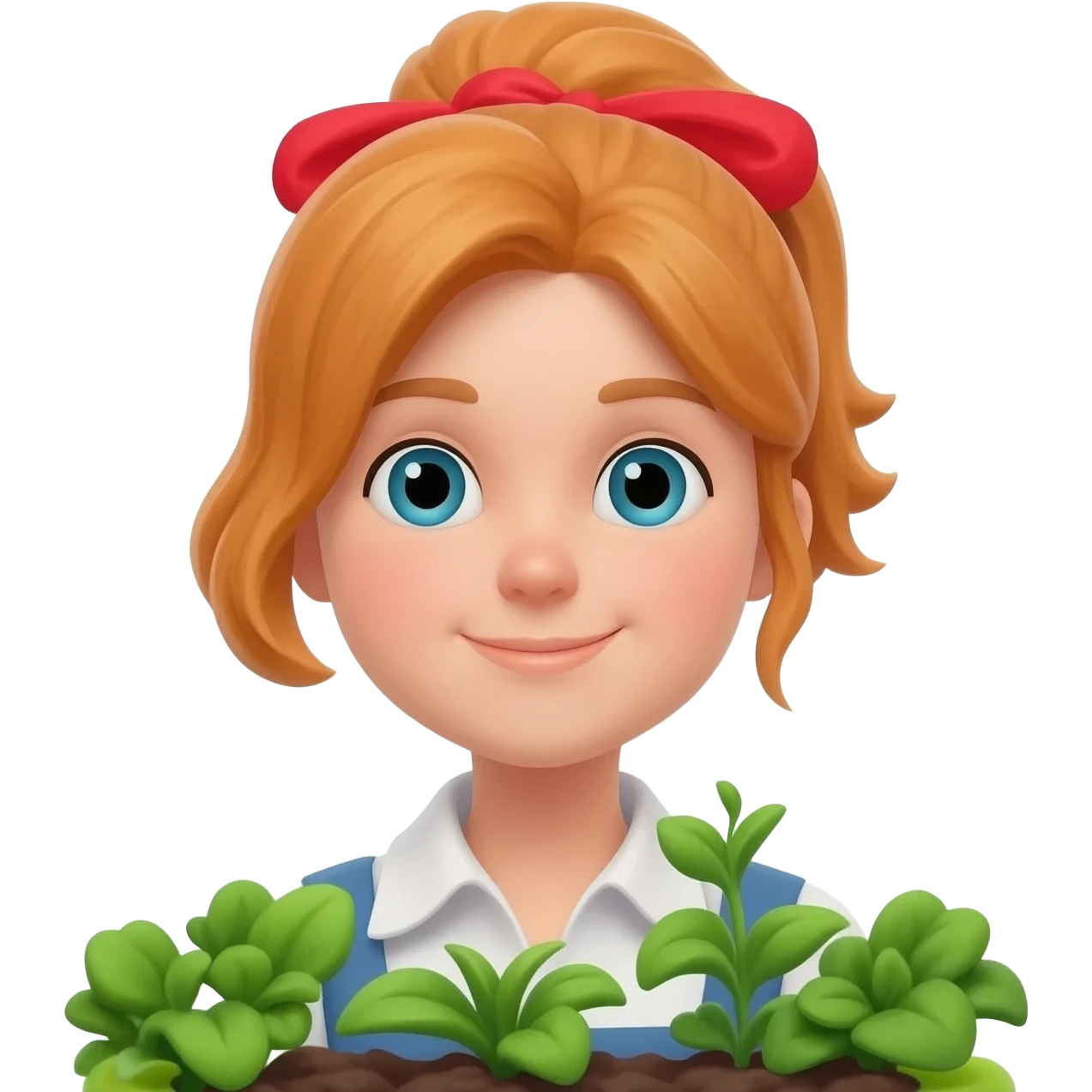 Girl gardening emoji