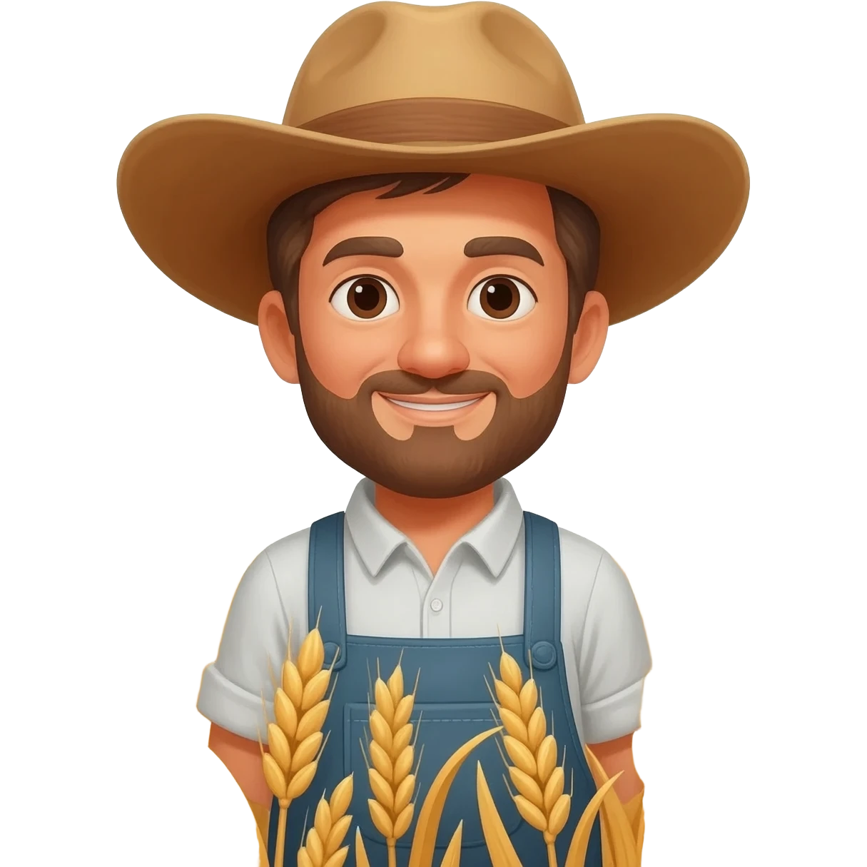Farmer wheet emoji