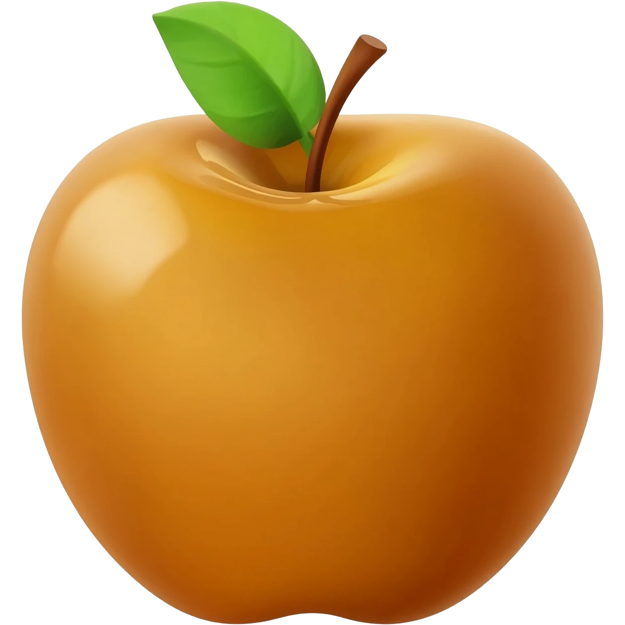 карамельного яблоко (яблоко в карамели) emoji