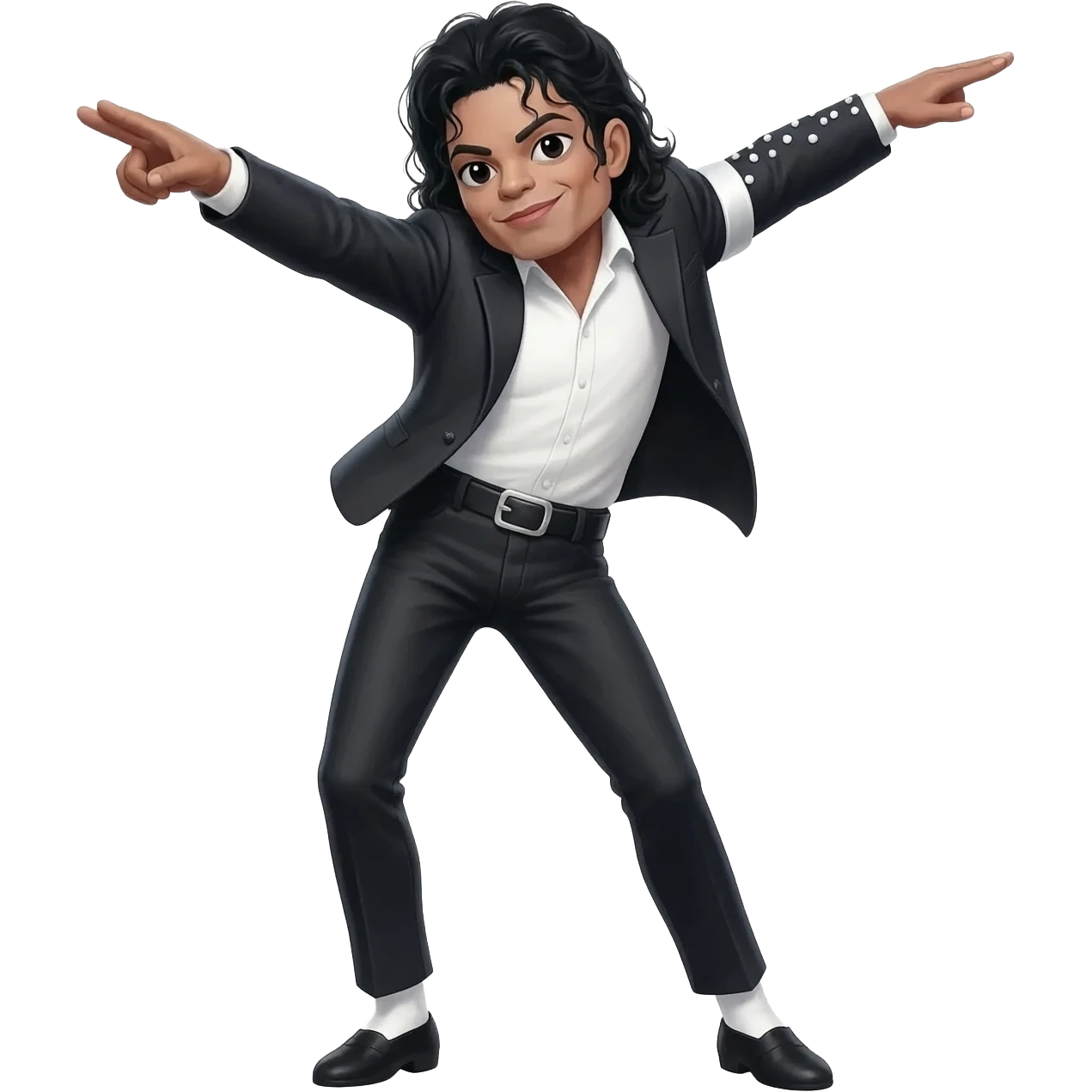 skinny michael jackson dab emoji