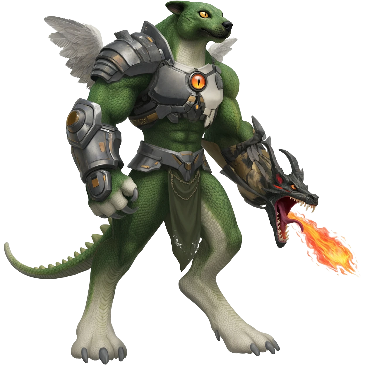 Trico-Vernid-Sergal-Protogen-Dutch-Angel-Dragon-fusion-animal-hybrid emoji