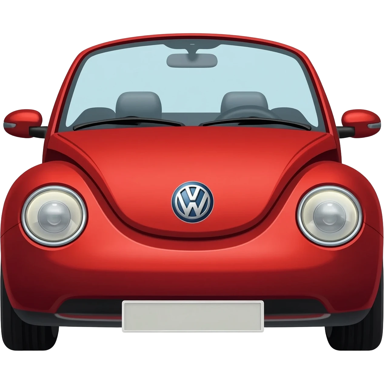 Red beetle convertible emoji