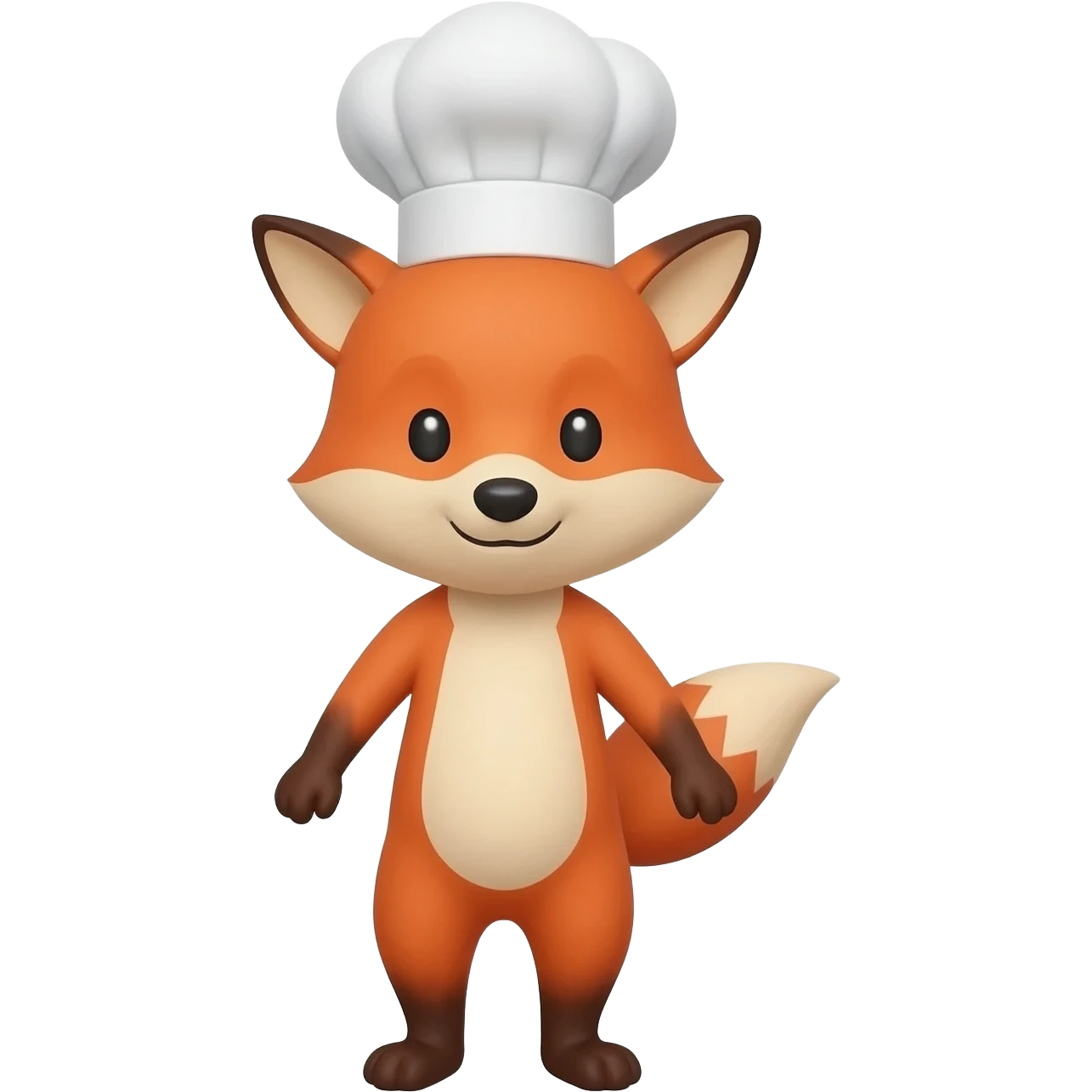 Fox with chef het emoji