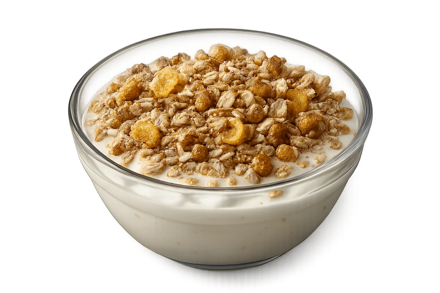 BOWL DI YOGURT E CEREALI, IPERREALISTICA 4K emoji