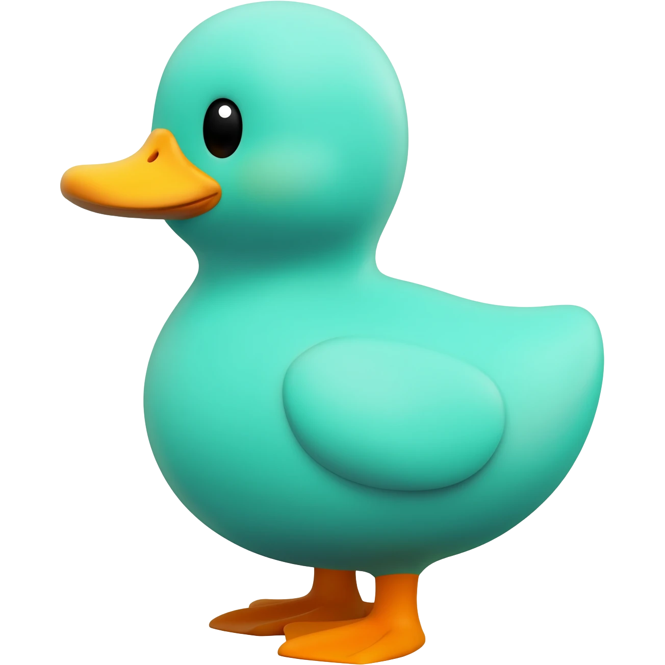 Ultra realistic, mirco-detailed, cute,coloful, teal duck, a small freshwater bird, isolated 3d rendering, 8k hd, 600 dpi, no emoji faces, no emoji icons  emoji