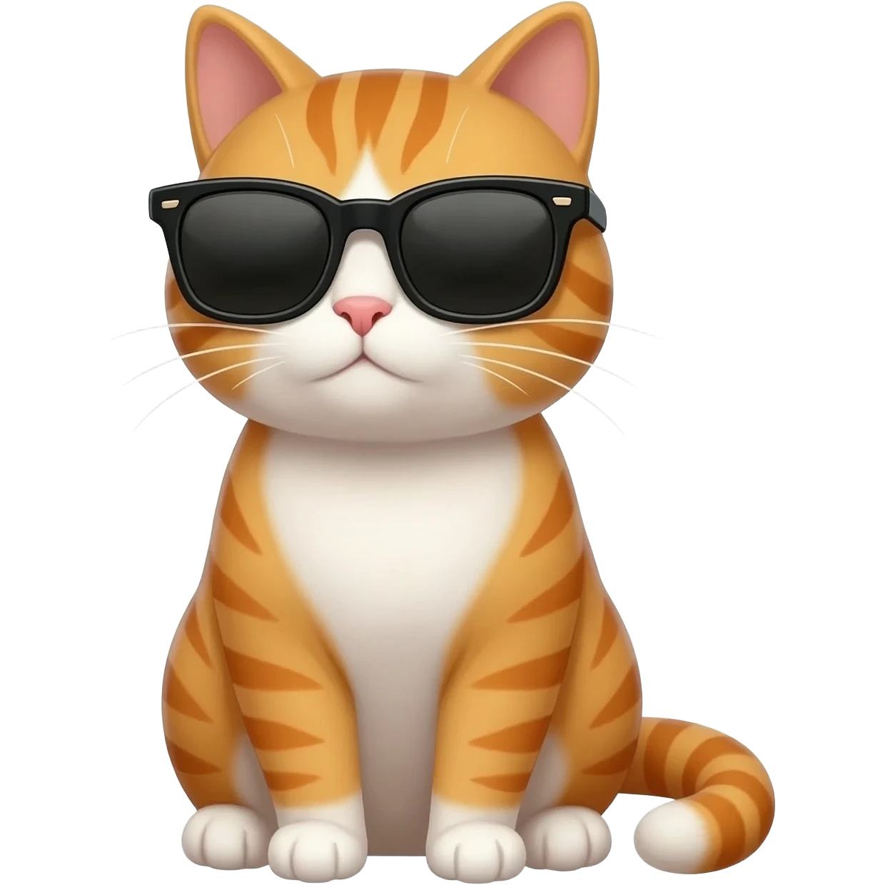 Cat wearing sunglasses emoji