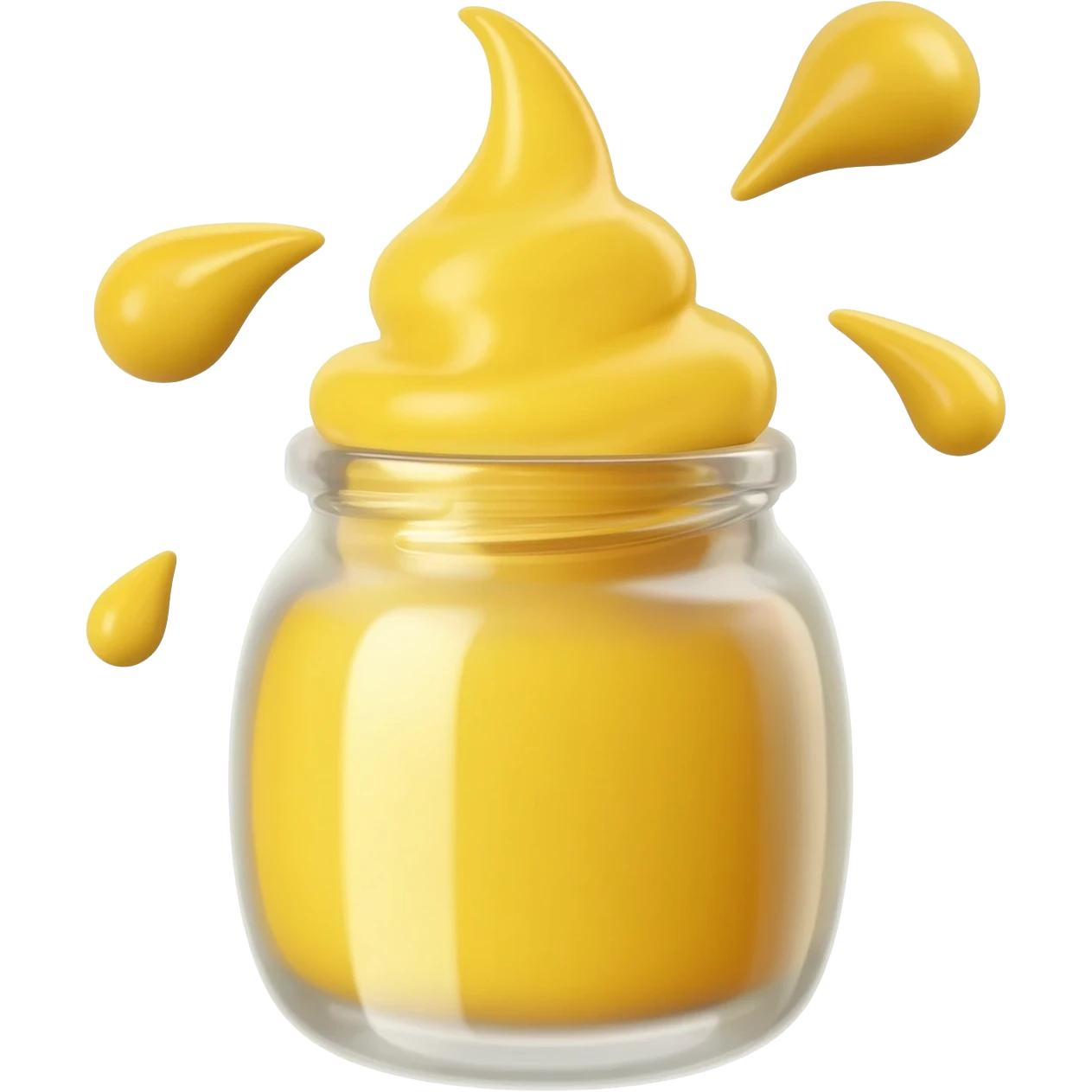 Mustard squirt emoji