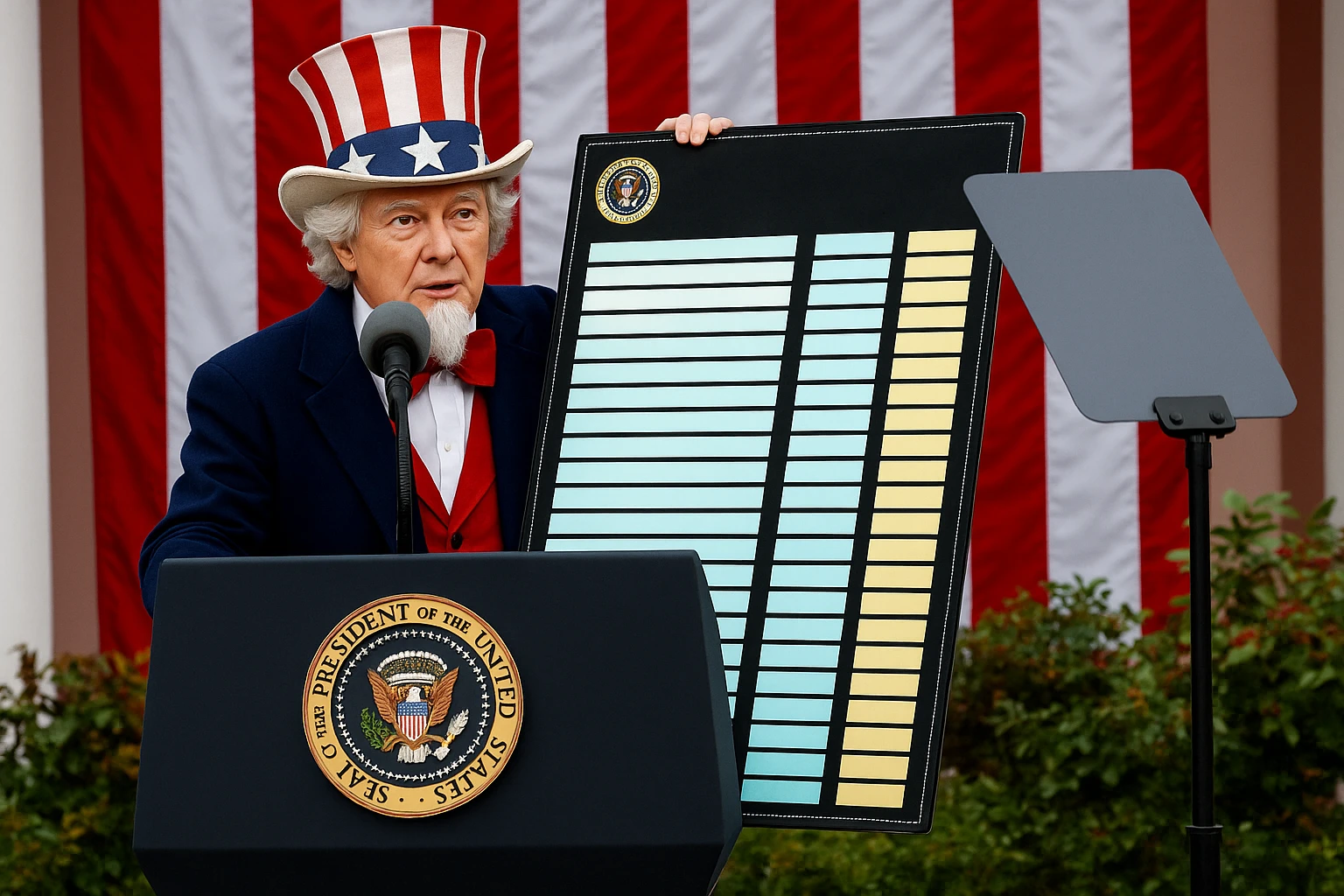 replace Trump with Uncle Sam  emoji