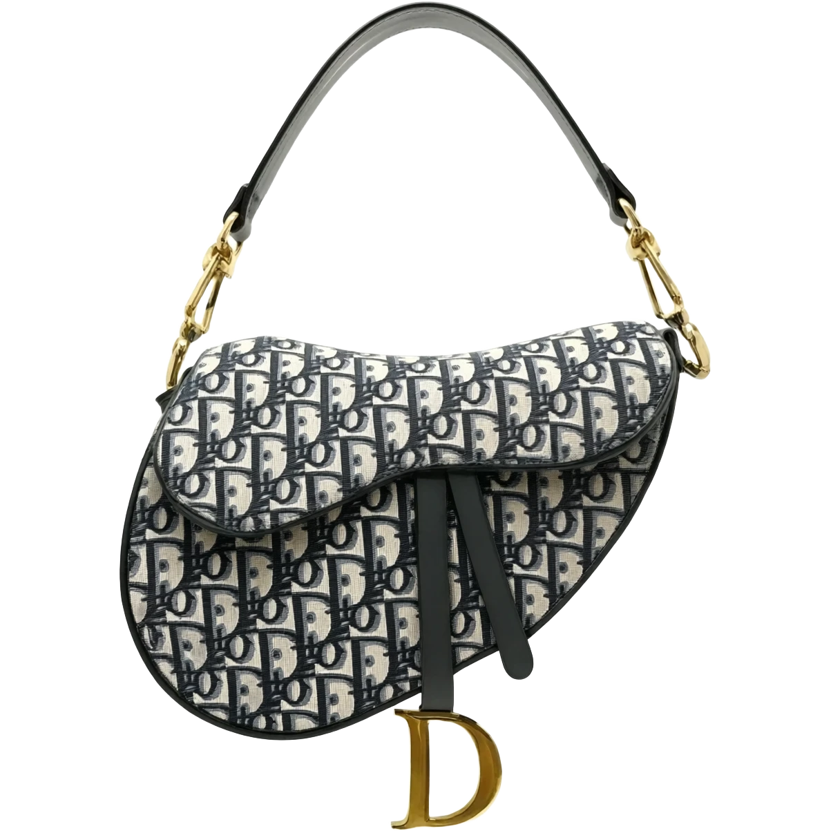 gray dior printed saddle bag emoji