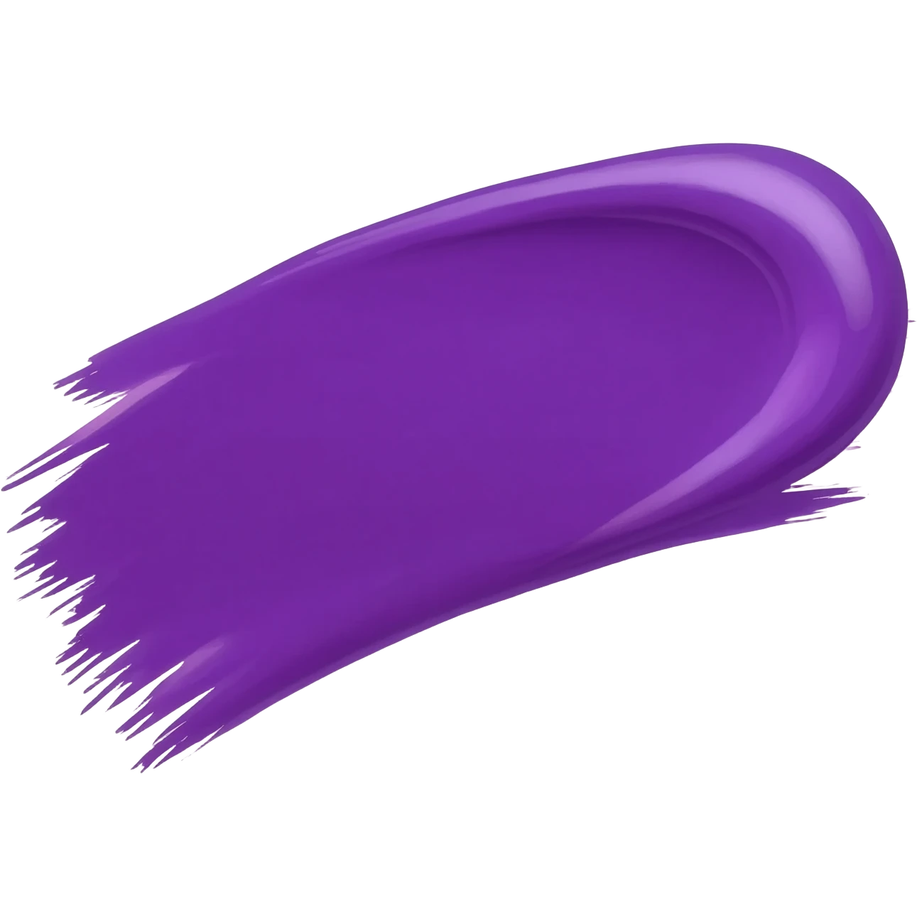Can you make a purple paint stroke not a paint splat emoji