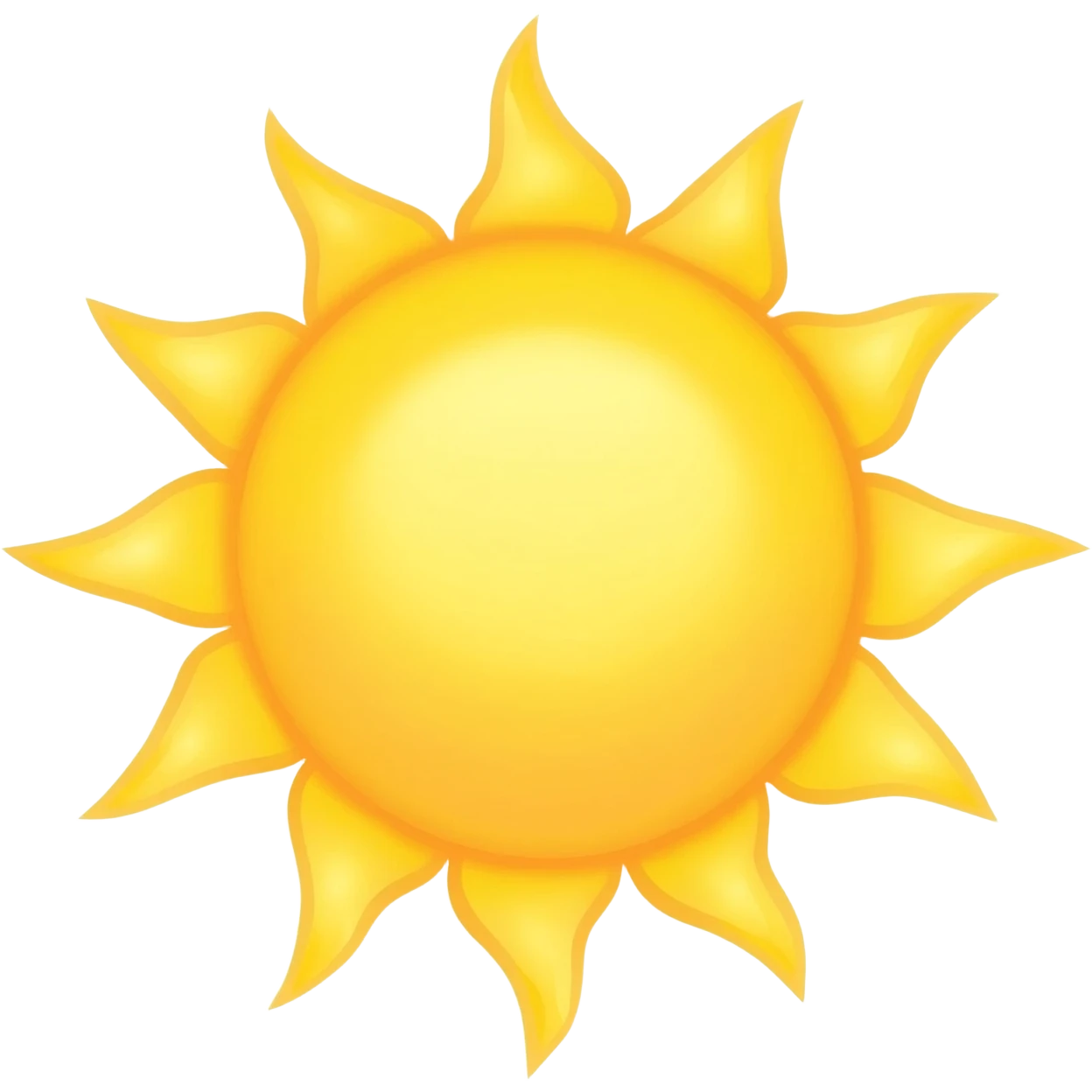 24. sun god rising animation emoji