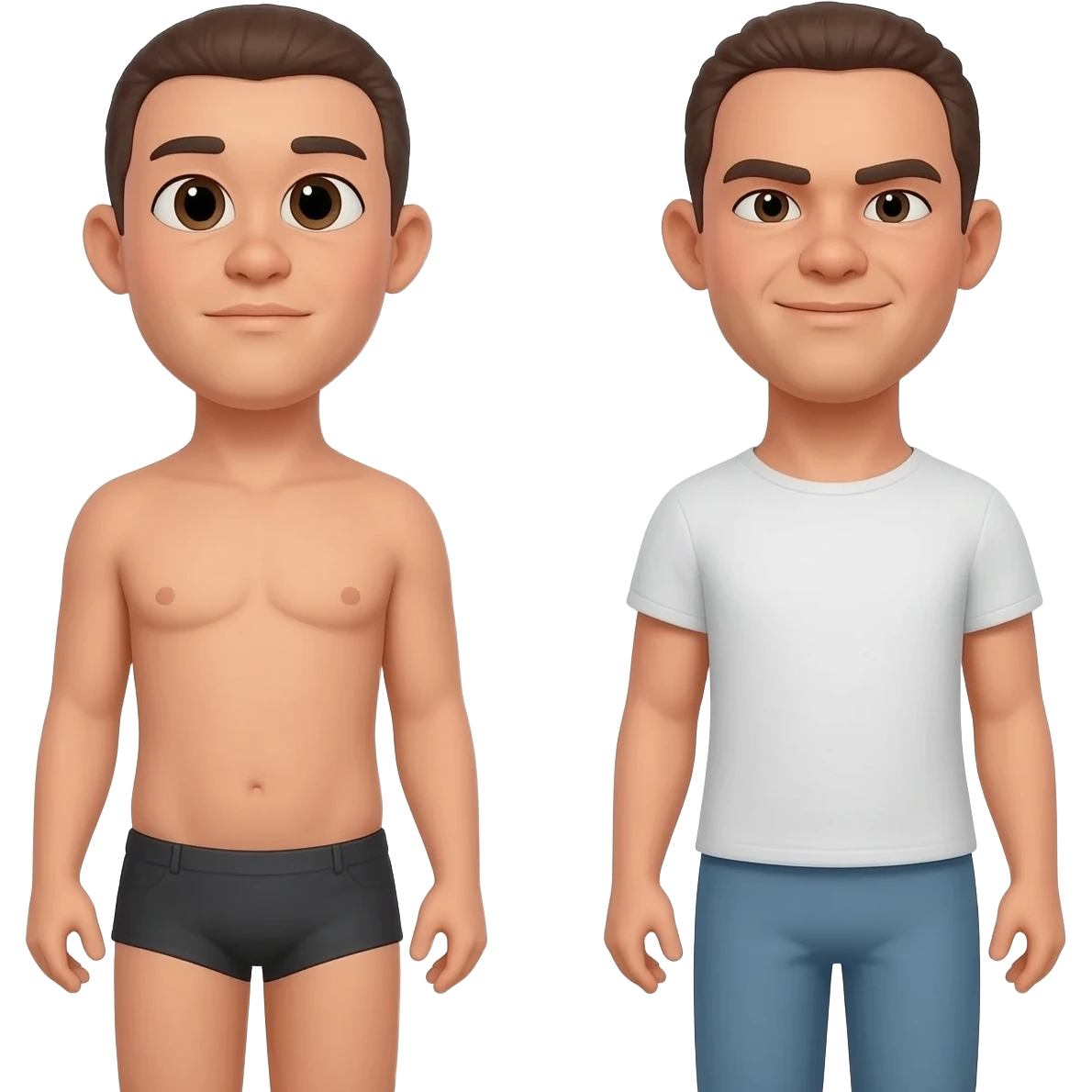 dual backup body emoji