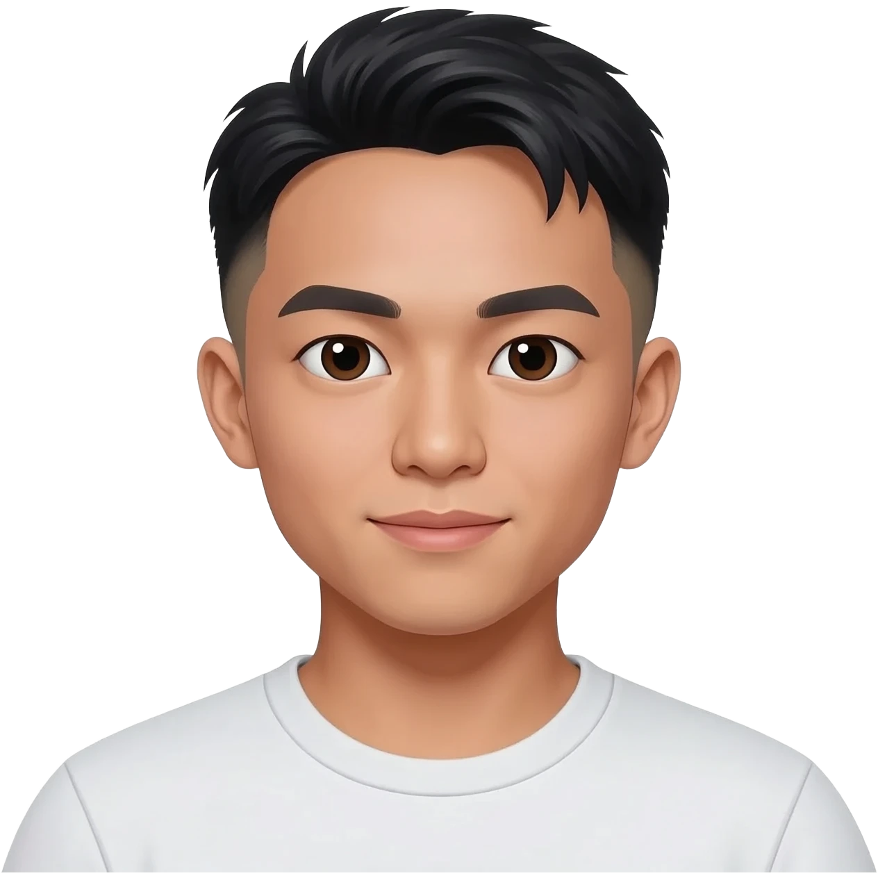 Filipino korean man fade hair cut 25 year old  emoji