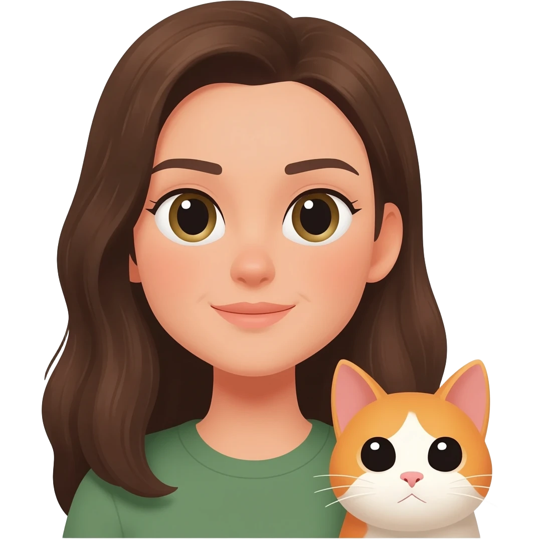 Women with cat emoji