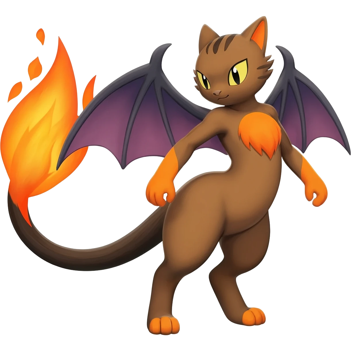 Noibat-Litten-Torracat-fusion-Fakemon-Pokémon-creature  emoji