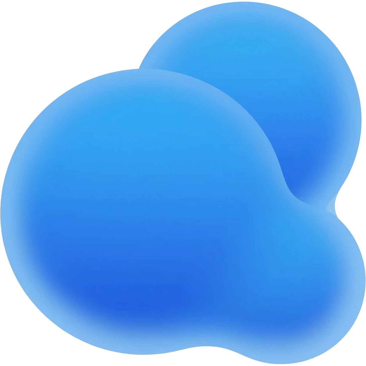 2 Blue Blobs emoji