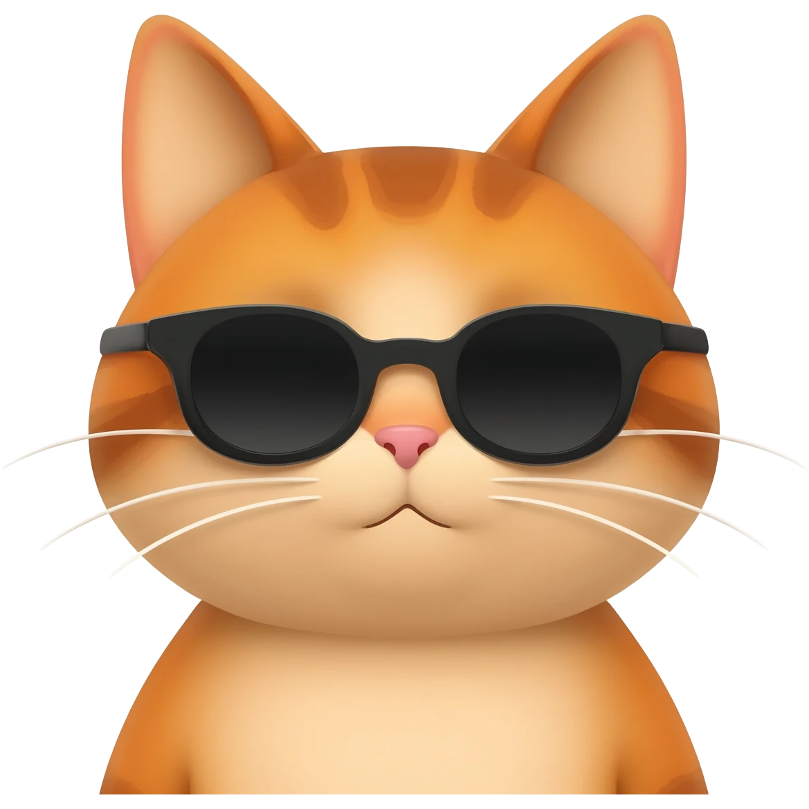 Cat wearing sunglasses emoji
