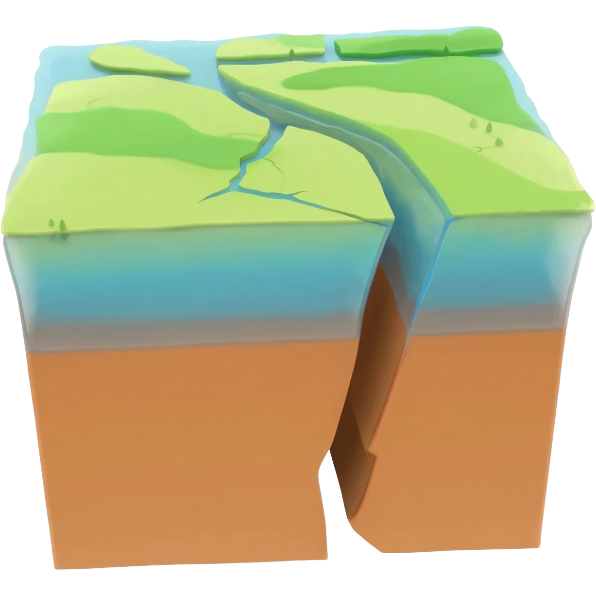 converging tectonic plates emoji