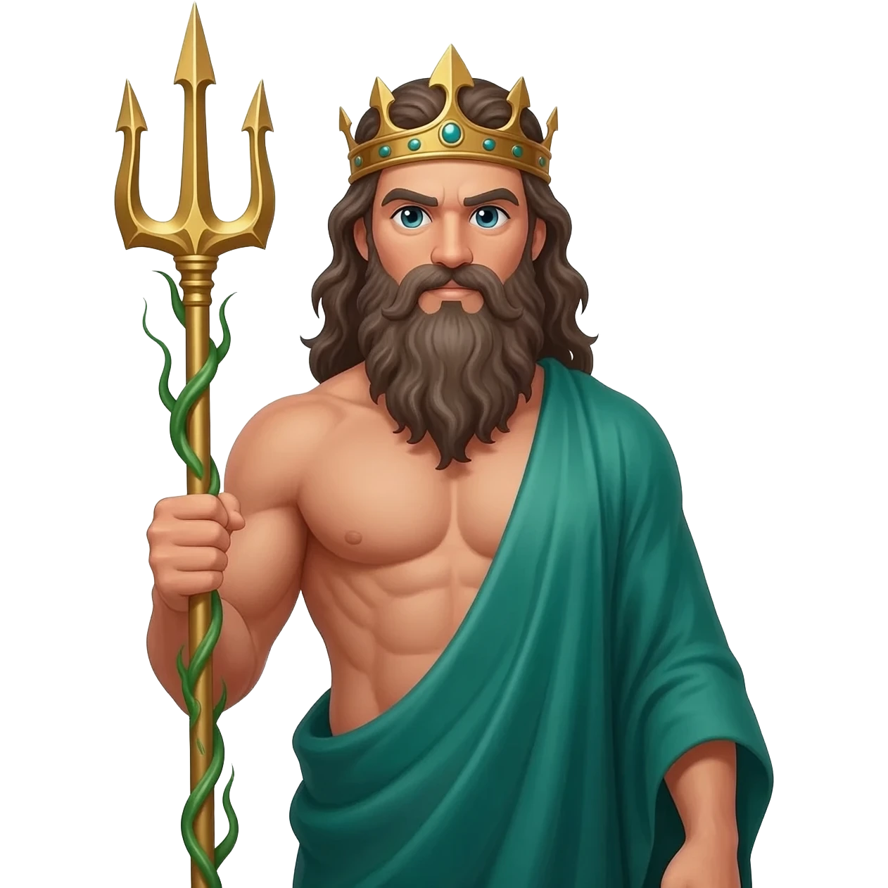 poseidon greek god emoji