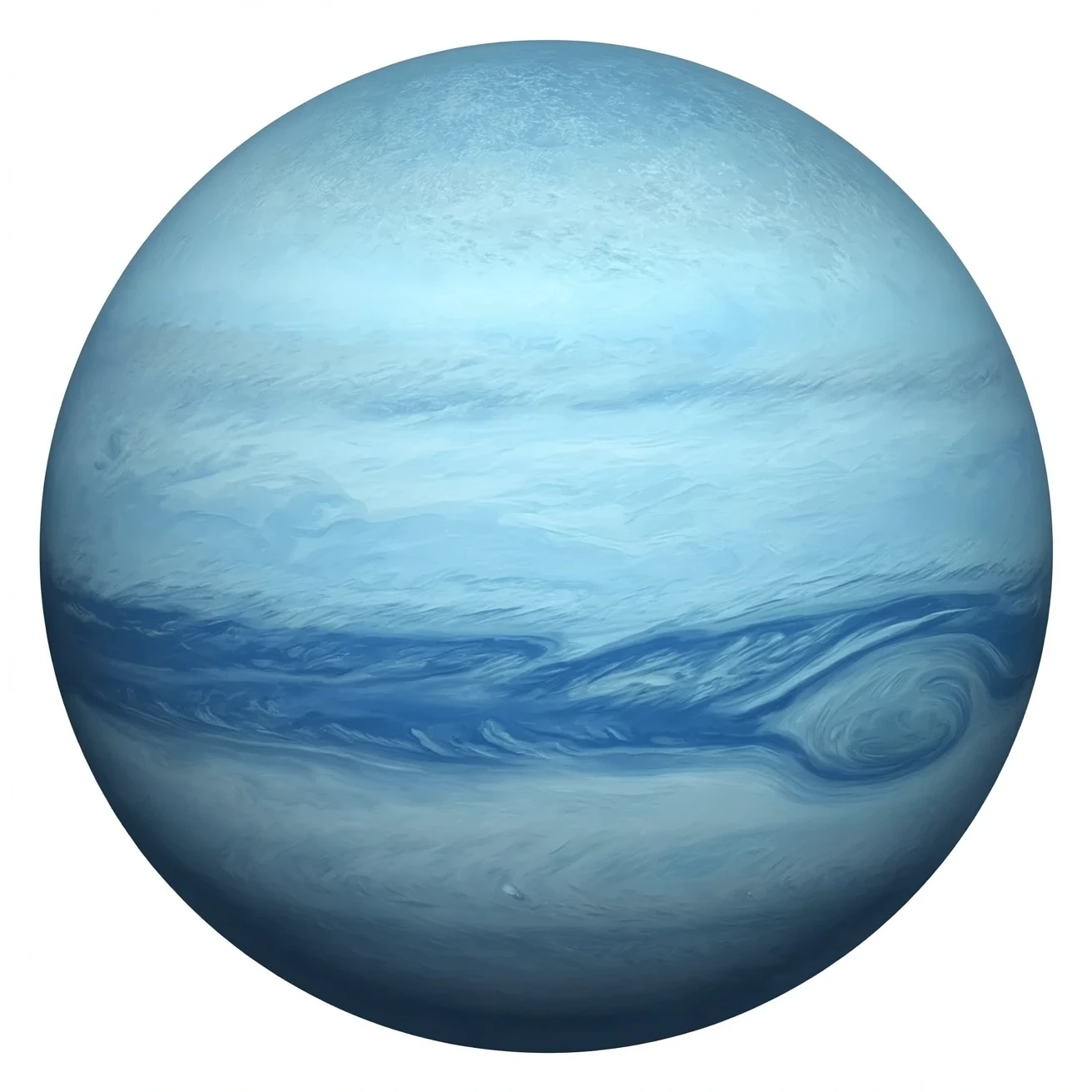 Neptune (the planet, not the surface, without the space)) emoji