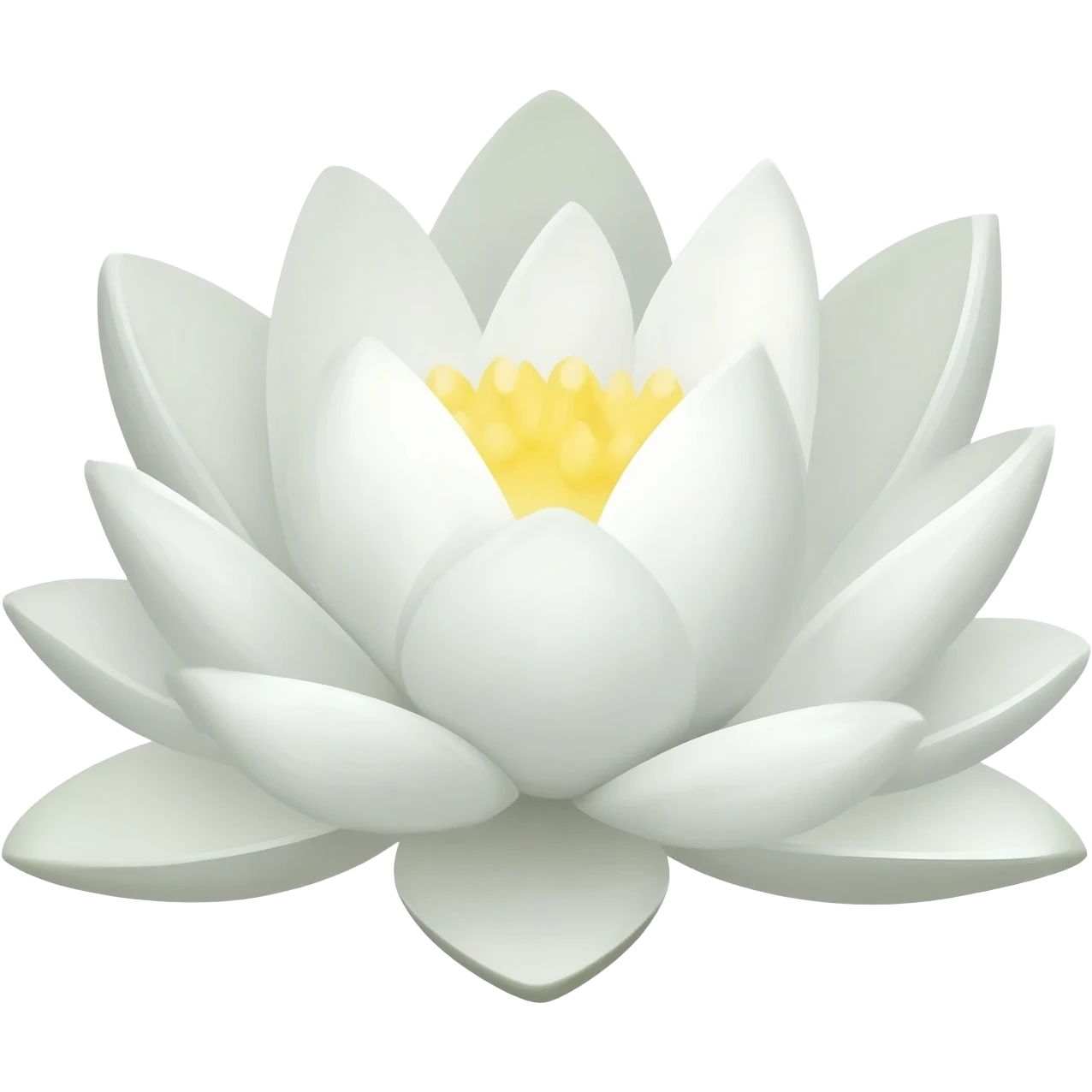White lotus emoji