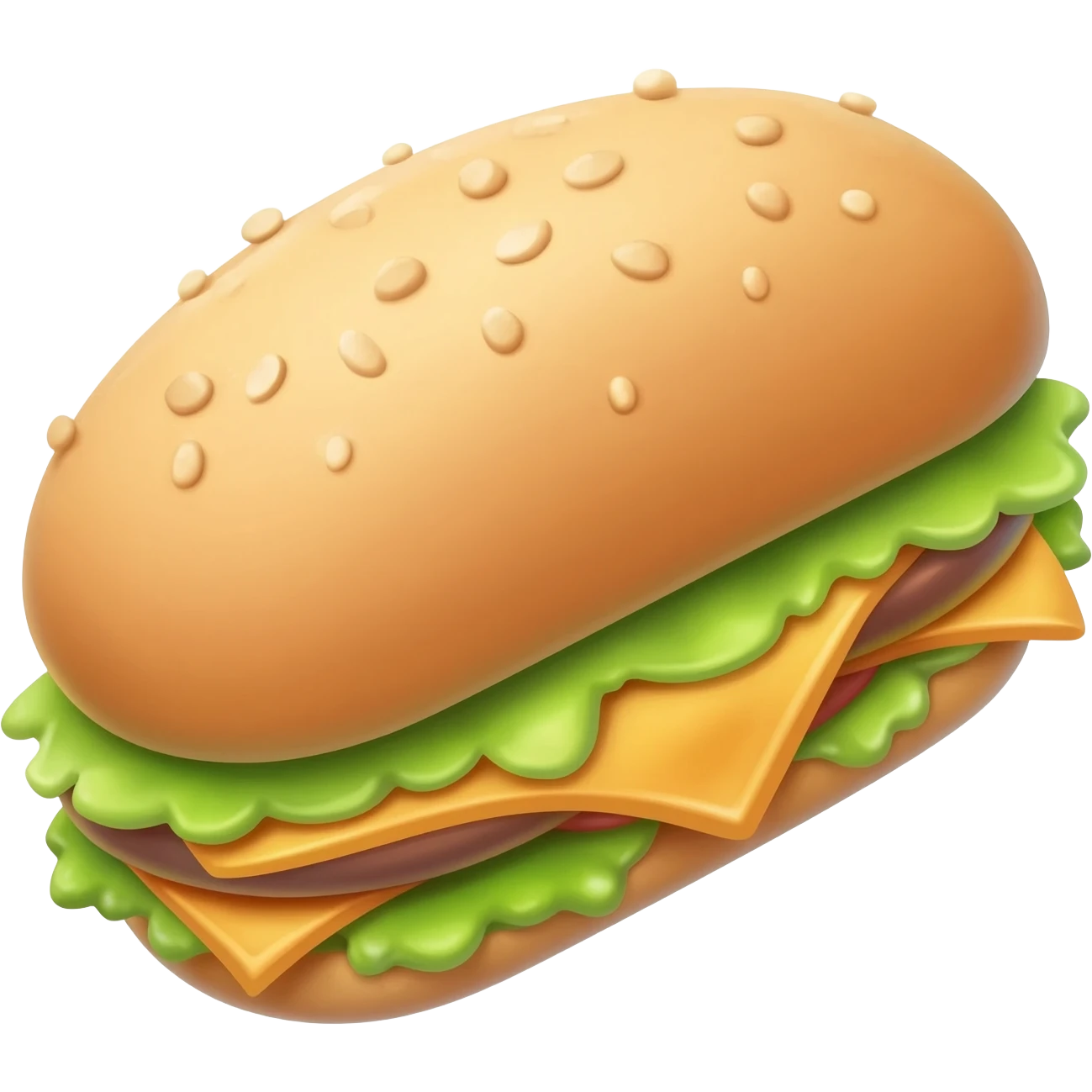 Sub sandwich looking good emoji