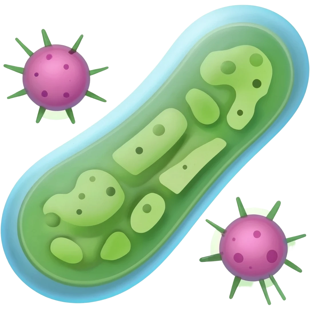 bacterias animadas emoji