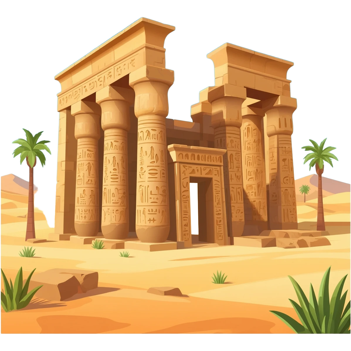 Temple louxor emoji