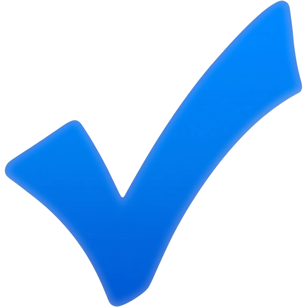 Verificado azul palomita emoji