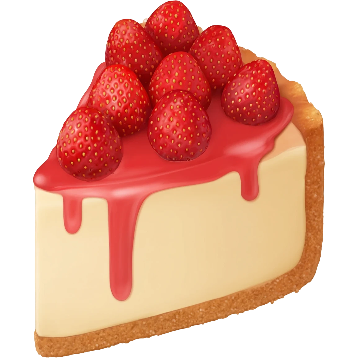 Strawberry cheesecake emoji emoji