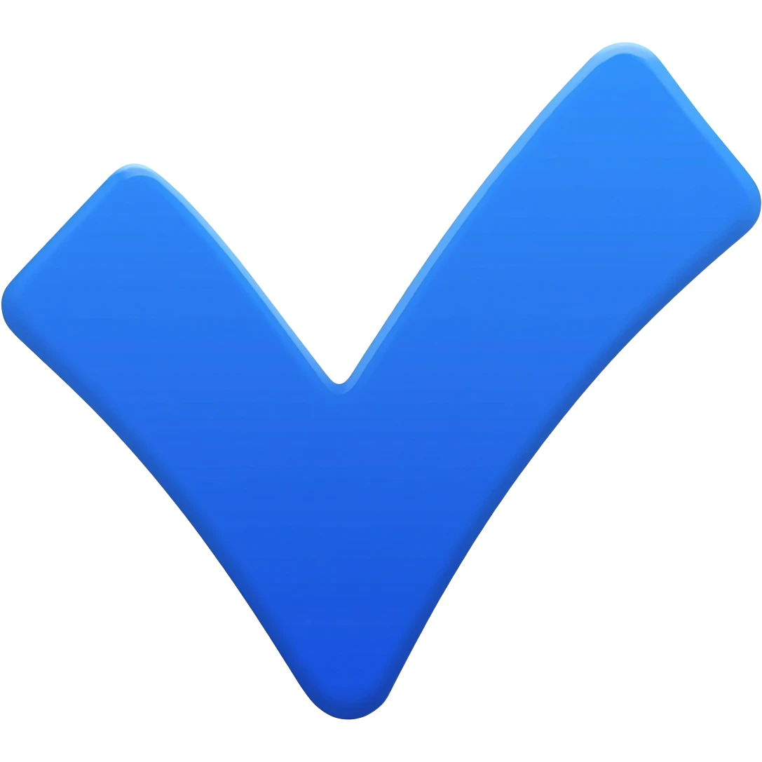 Verificado azul palomita emoji