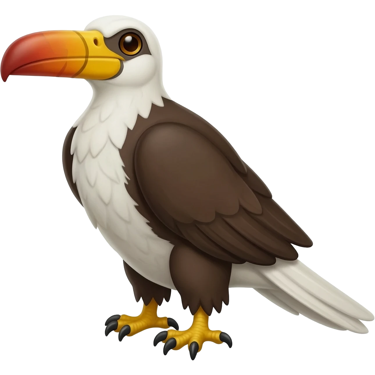 Beaky-beaked, Crocodile-Eagle-hybrid, full body emoji