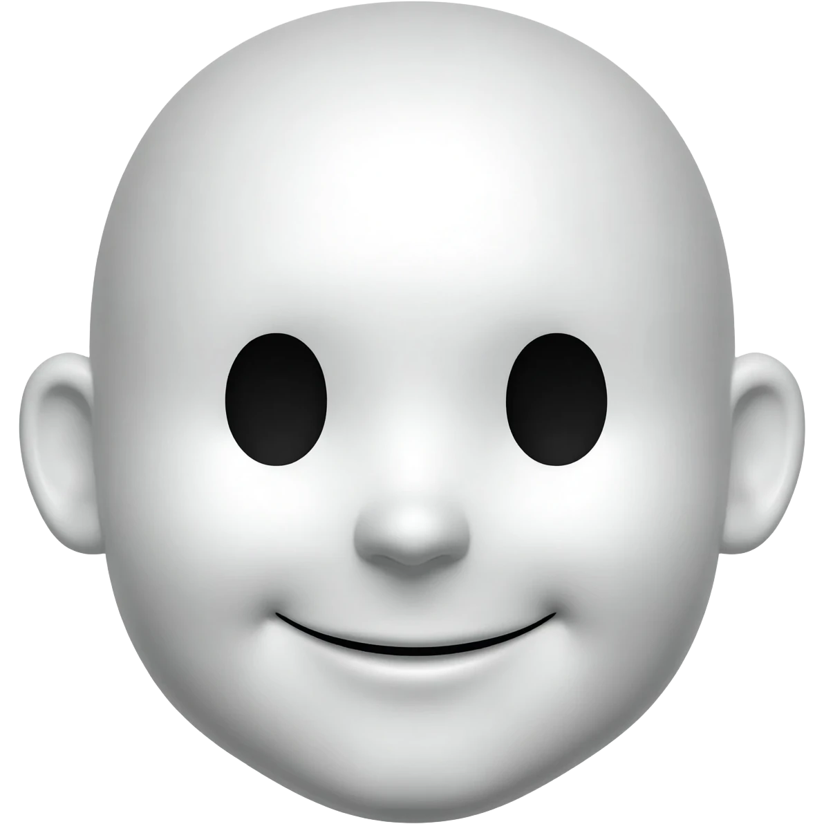 Cara toda branca é com um sorriso emoji