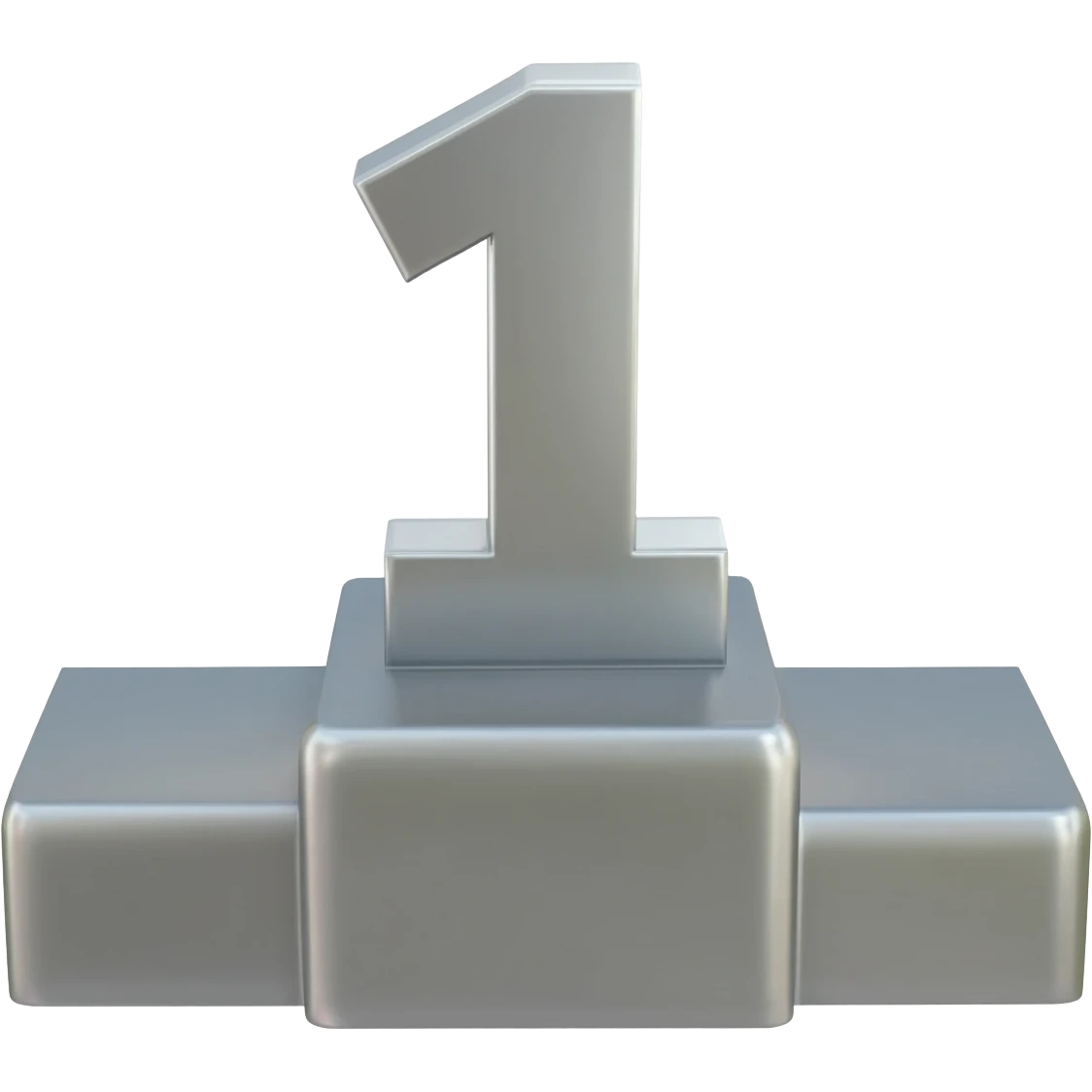 3d podium with number (1,2,3 or 🥇, 🥈, 🥉) emoji