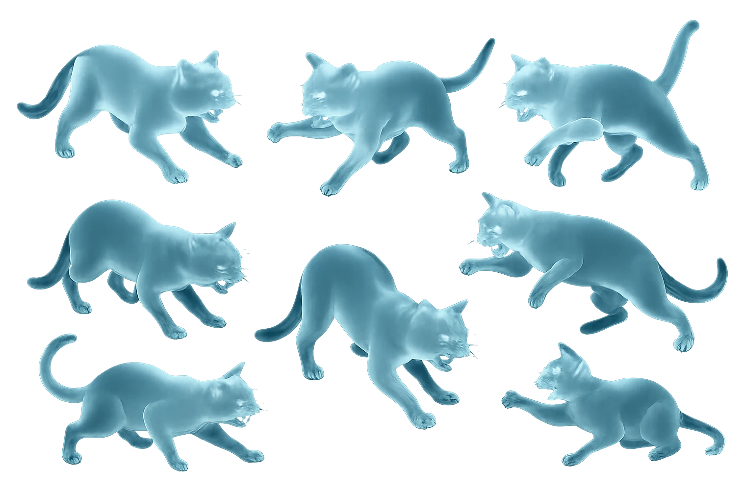 cat attack emoji