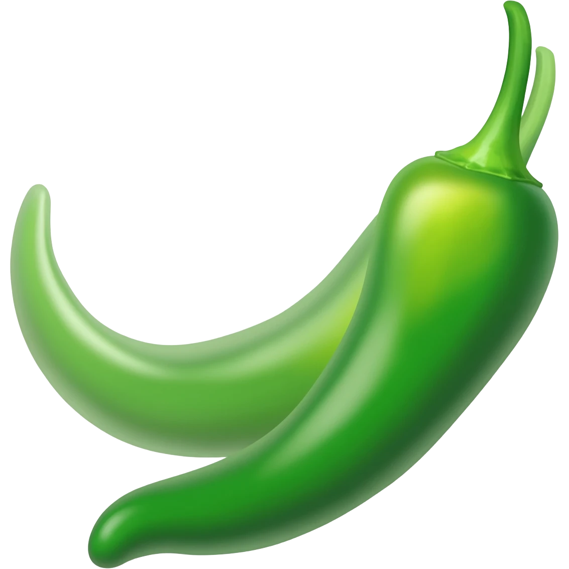 Green chilli emoji