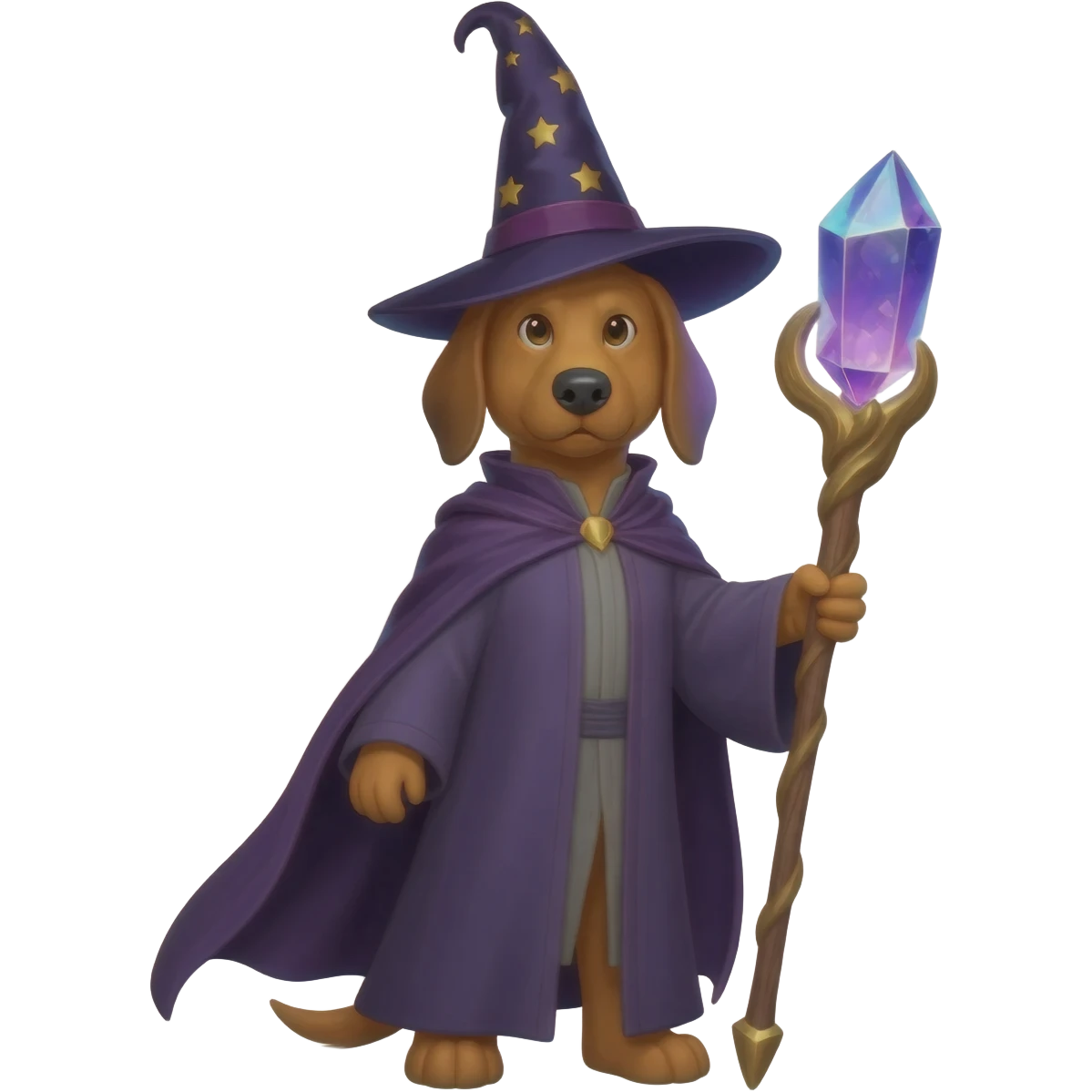 Dog wizard emoji