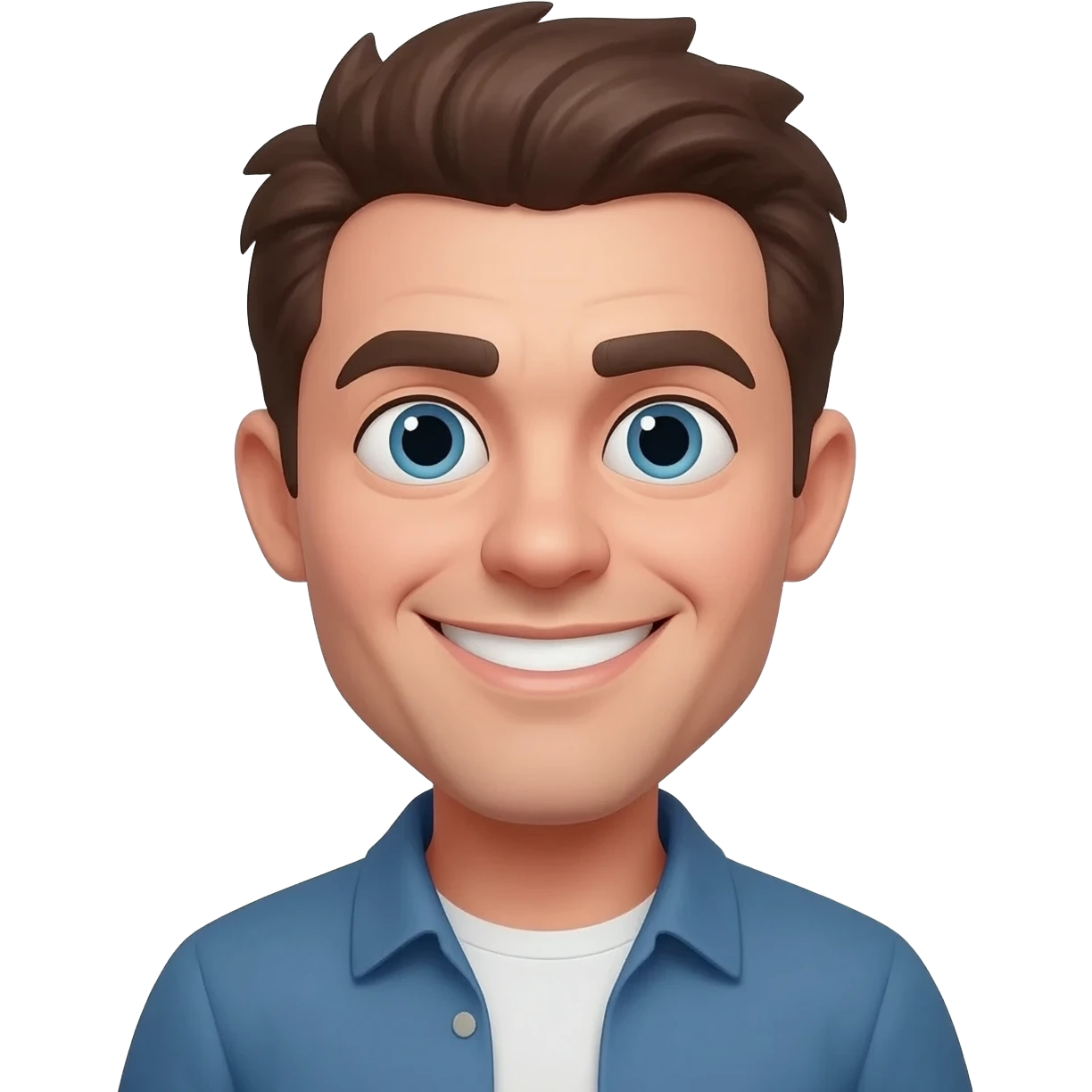 mischievous smile emoji (round yellow emoji face) emoji