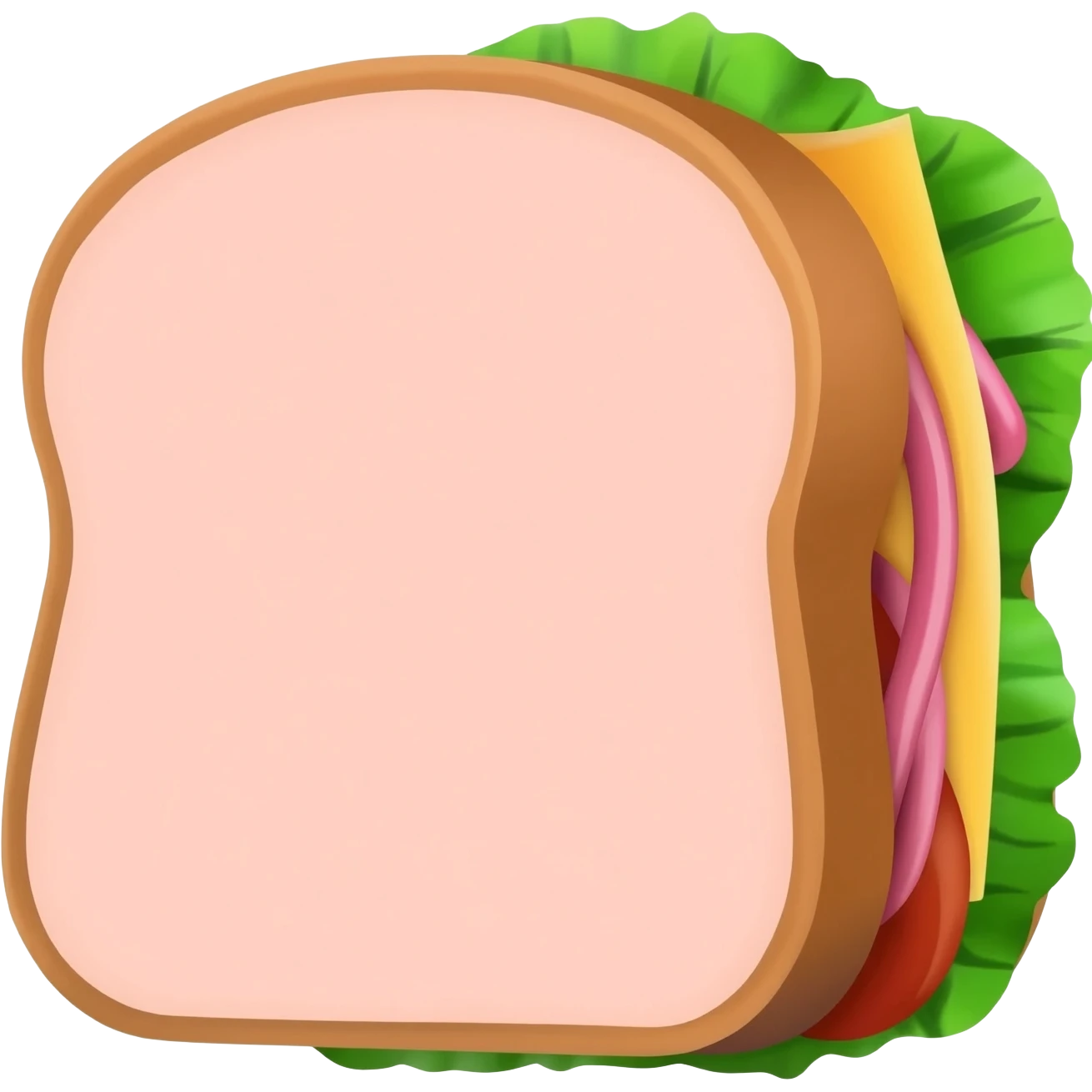 Pbj sandwhich with bubblegum pink jelly emoji