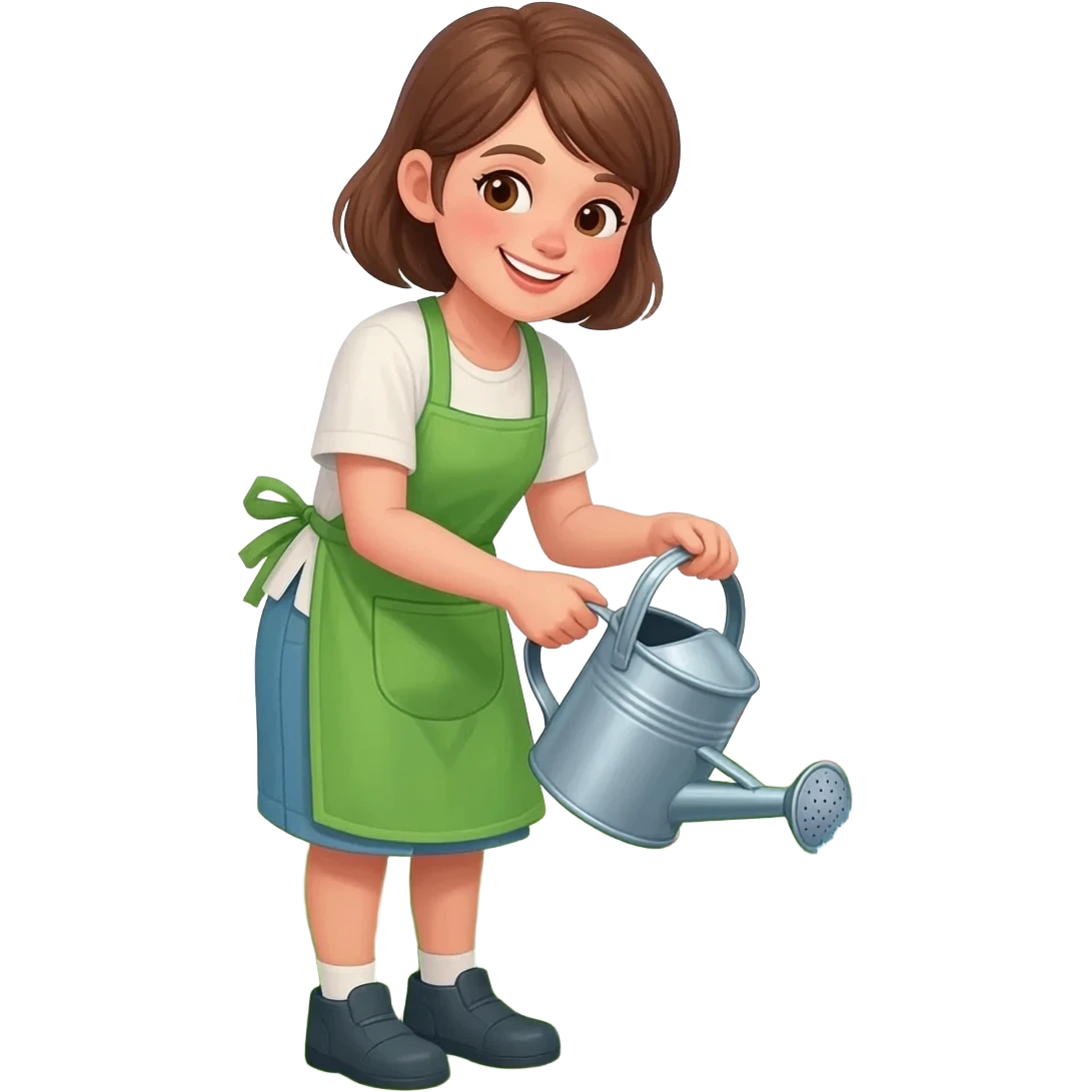 Girl gardening emoji