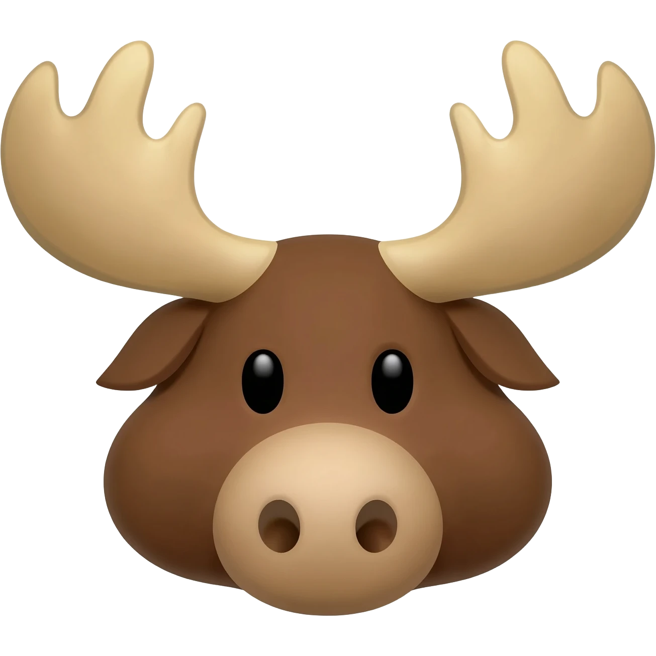 Fröhlicher elchkopf emoji