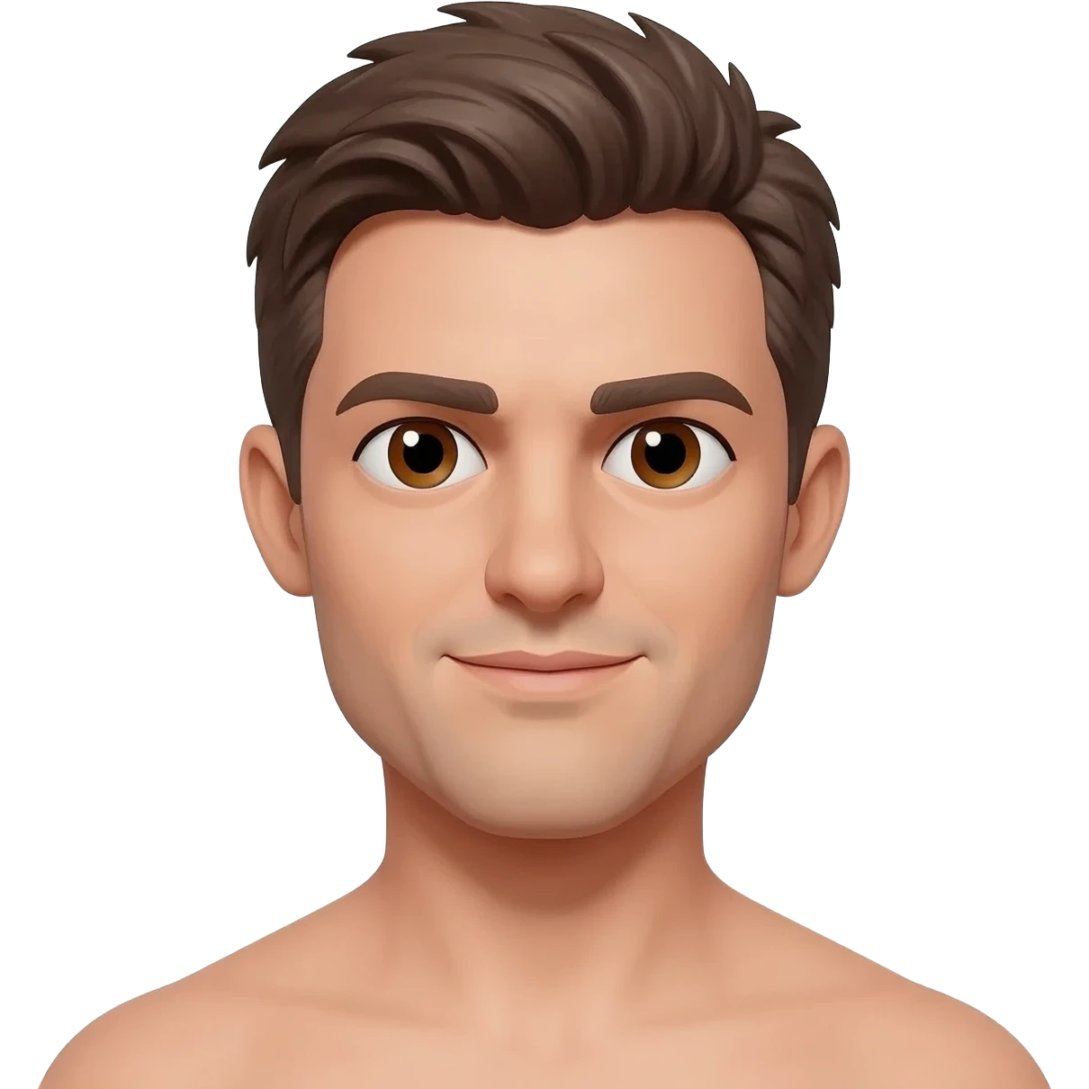 A naked man. emoji