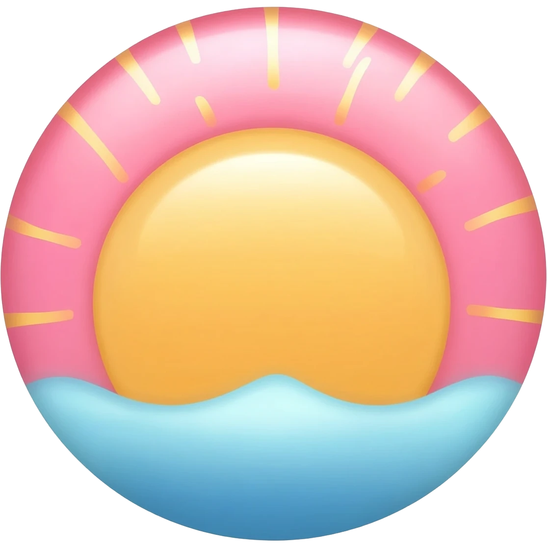 Je veux un stickers pour l’été en rose iOS 18 emoji