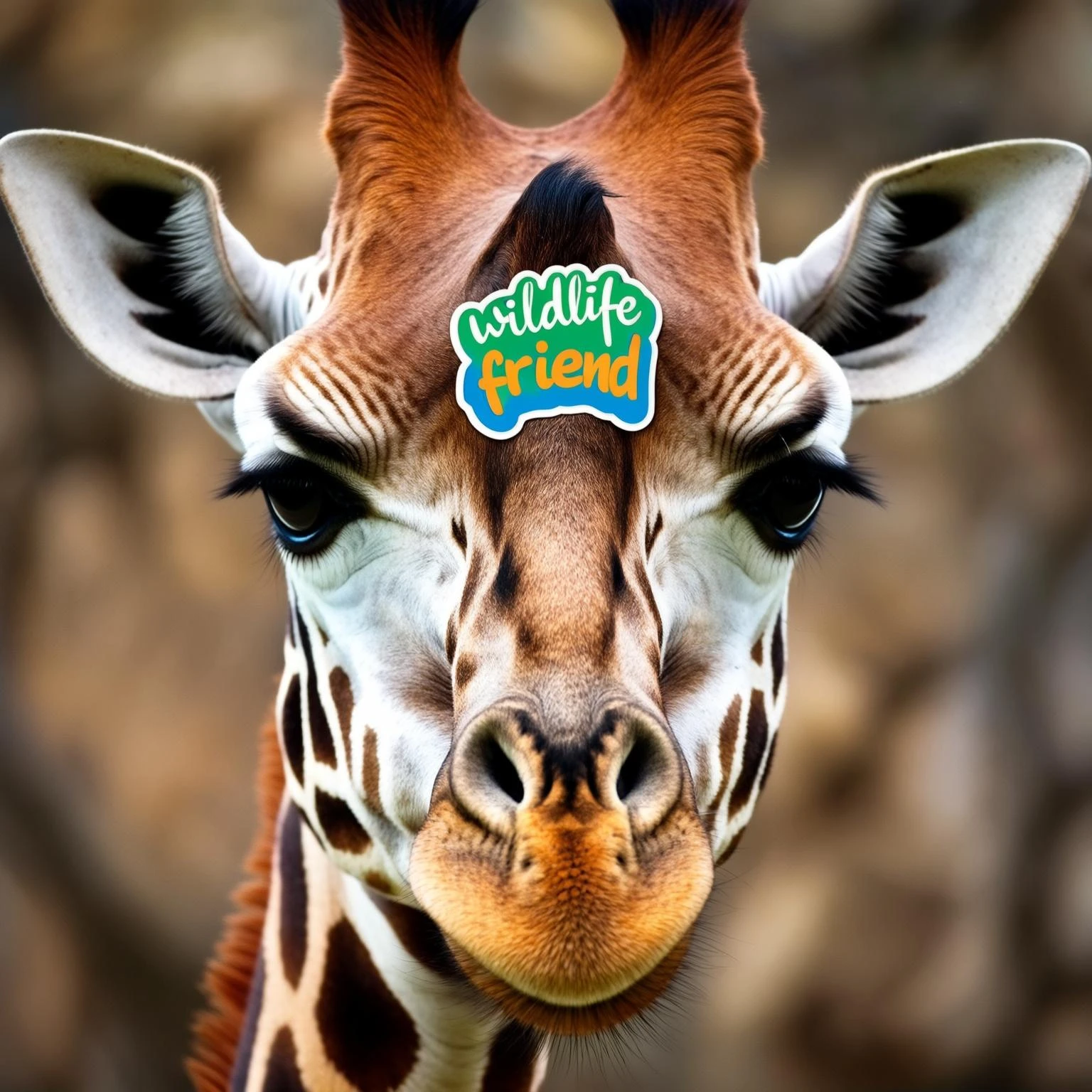 Giraffe sticker emoji