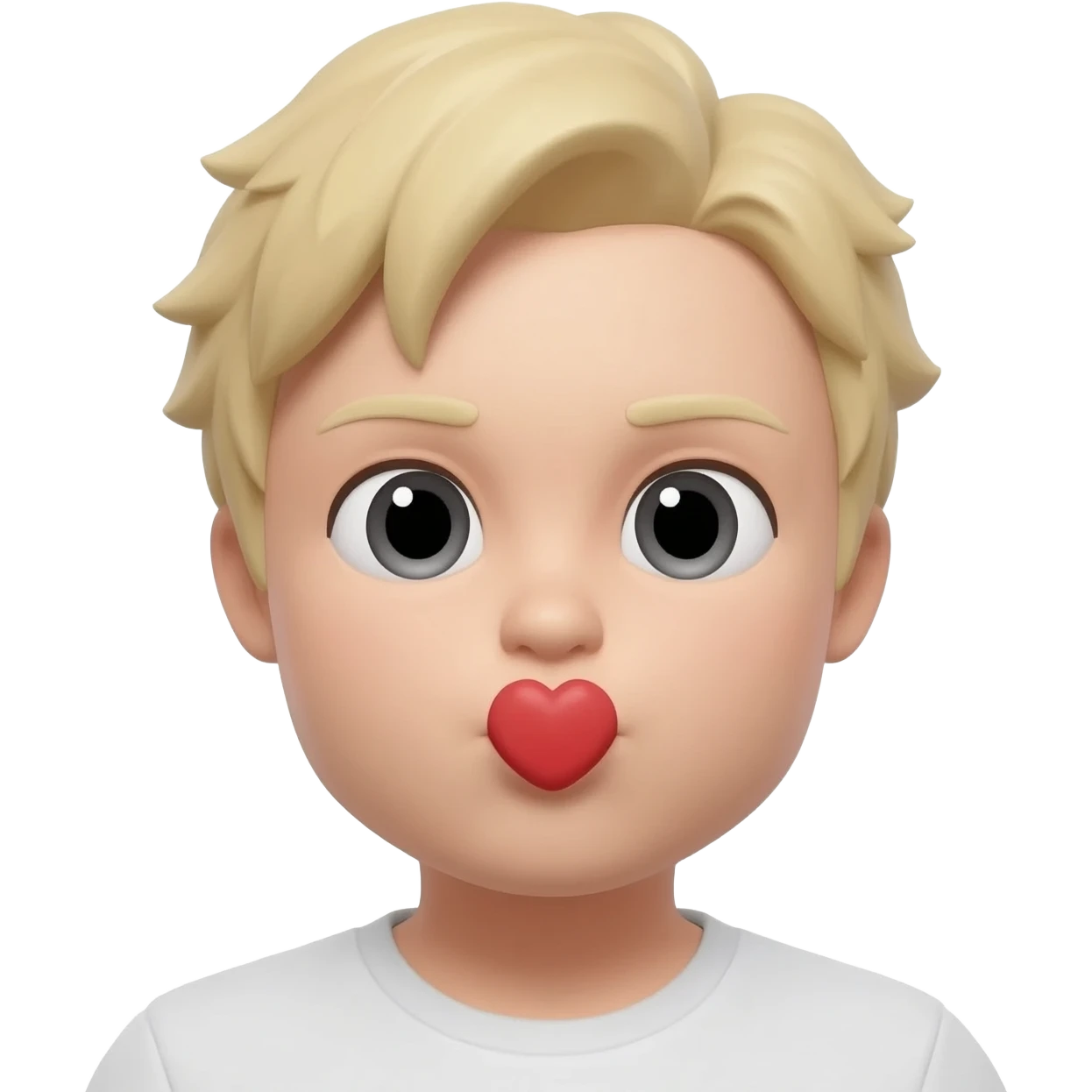 Elchkopf gibt einen kuss emoji