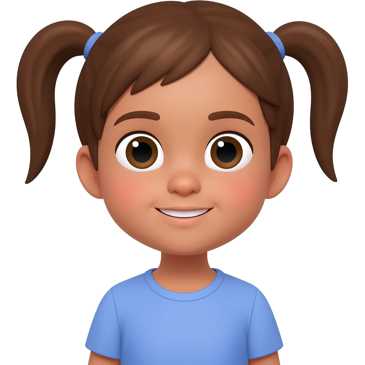 Little Girl with pigtails emoji