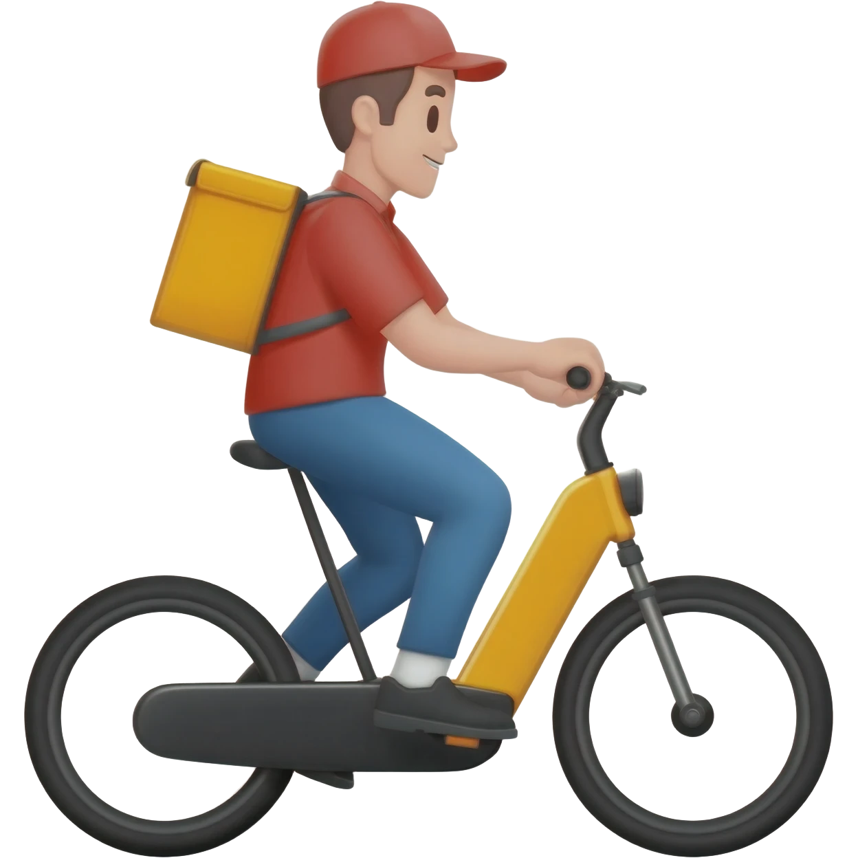 food delivery on ebike emoji