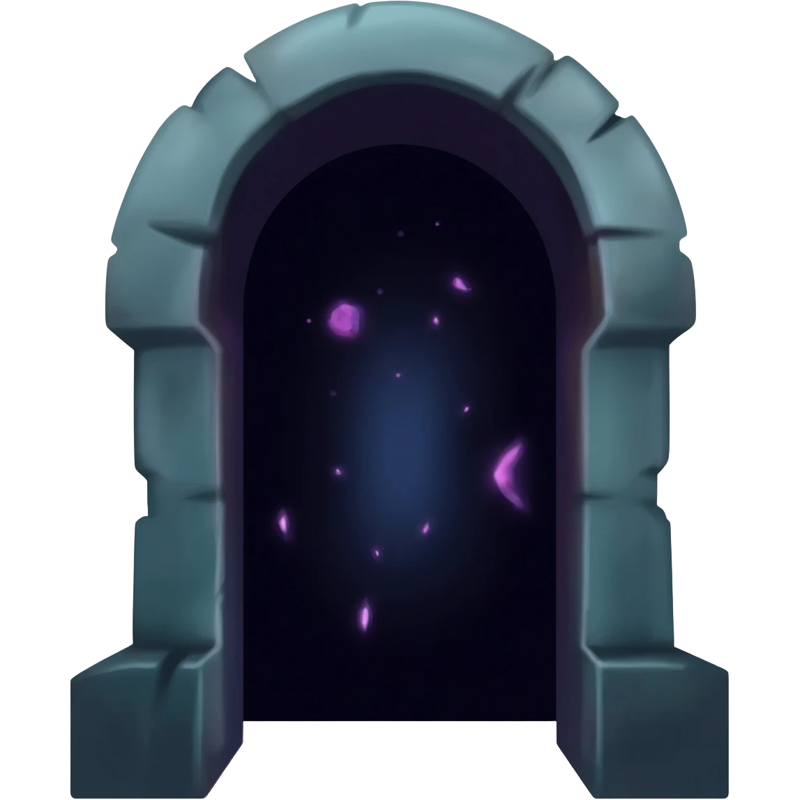 Shadow magical portal door emoji