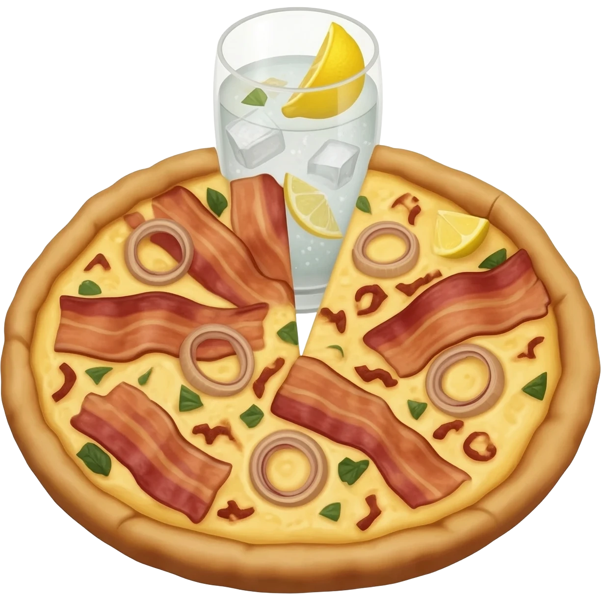 Flammkuchen und Gin emoji